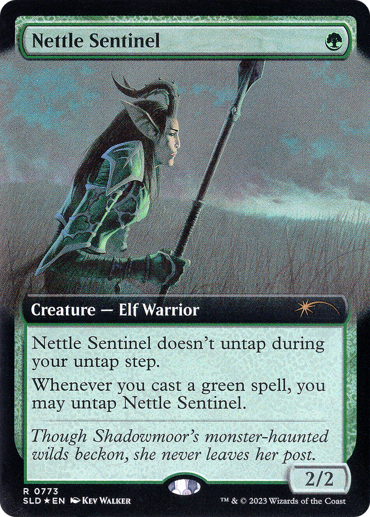 Image of Nettle Sentinel (Extended Art) [Secret Lair Drop Series]