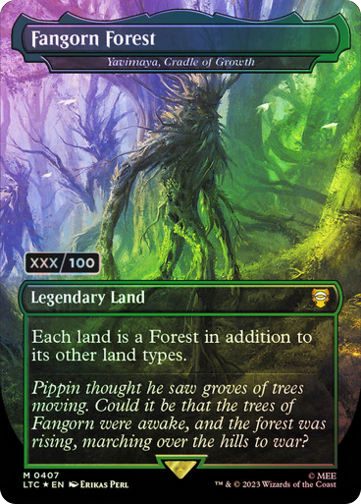 Image of Fangorn Forest - Yavimaya, Cradle of Growth (Serialized) [The Lord of the Rings: Tales of Middle-Earth Commander]