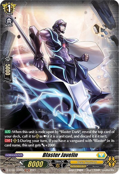 Image of Blaster Javelin (D-BT02/H38EN) [A Brush with the Legends]