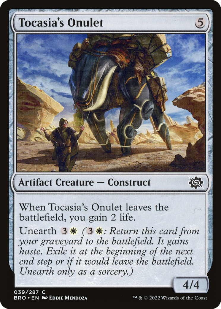 Image of Tocasia's Onulet [The Brothers' War]