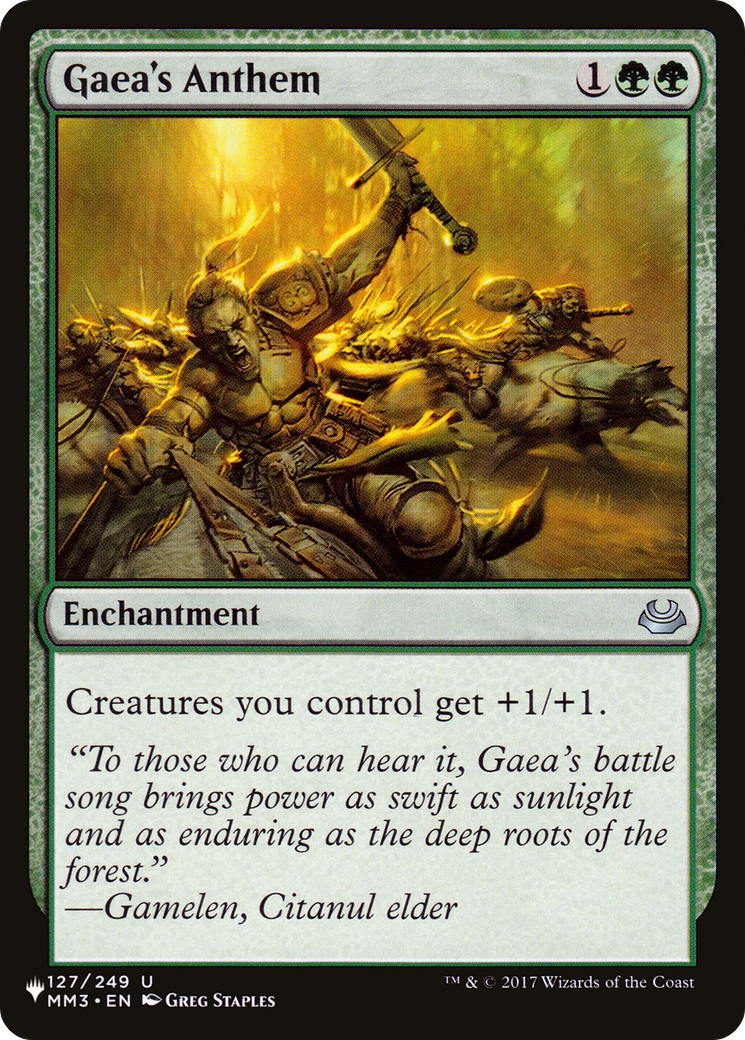 Image of Gaea's Anthem (MM3) [The List]