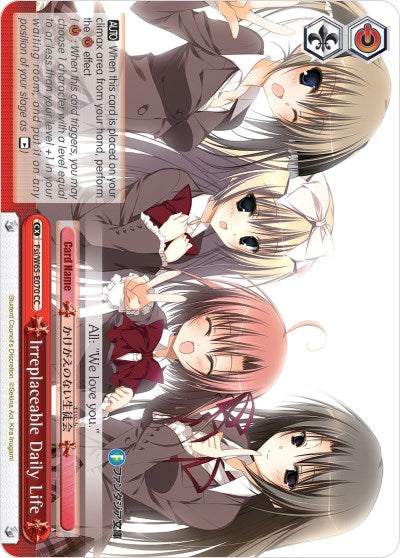 Image of Irreplaceable Daily Life (Fsi/W65-E070 CC) [Fujimi Fantasia Bunko]