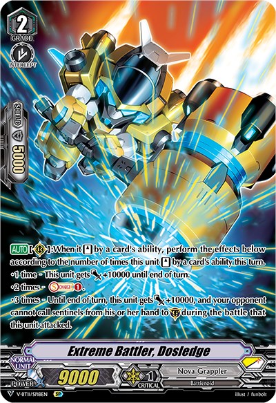 Image of Extreme Battler, Dosledge (V-BT11/SP18EN) [Storm of the Blue Cavalry]
