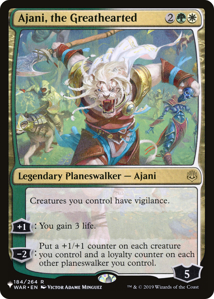 Image of Ajani, the Greathearted [The List]
