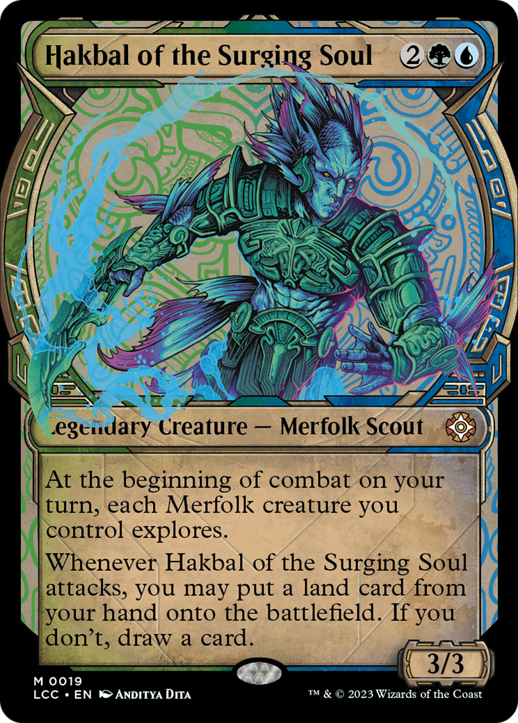 Image of Hakbal of the Surging Soul (Showcase) [The Lost Caverns of Ixalan Commander]