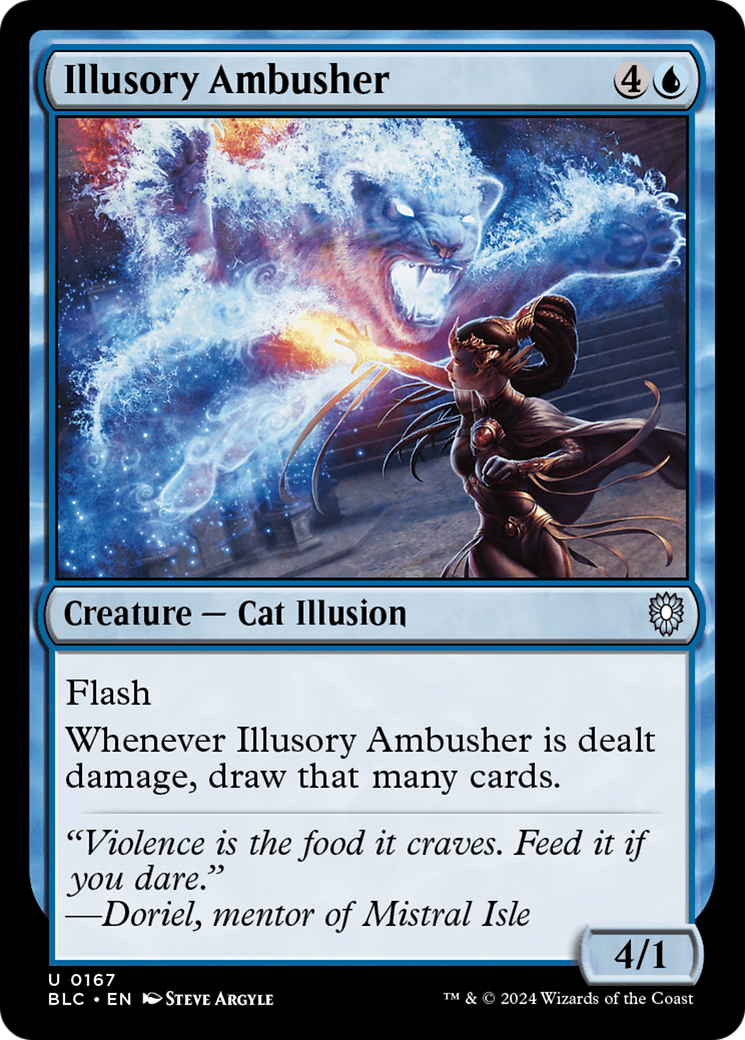 Image of Illusory Ambusher [Bloomburrow Commander]