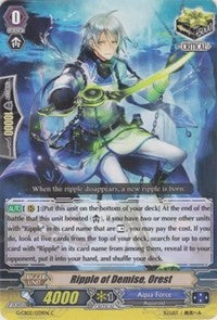 Image of Ripple of Demise, Orest (G-CB02/039EN) [Commander of the Incessant Waves]