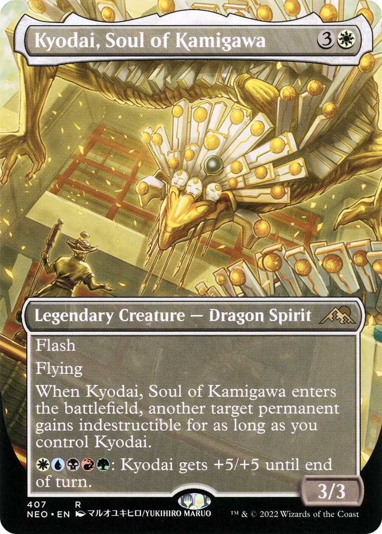 Image of Kyodai, Soul of Kamigawa (Borderless Alternate Art) [Kamigawa: Neon Dynasty]