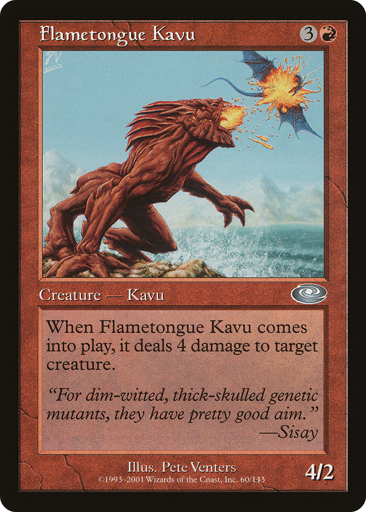 Image of Flametongue Kavu [Planeshift]