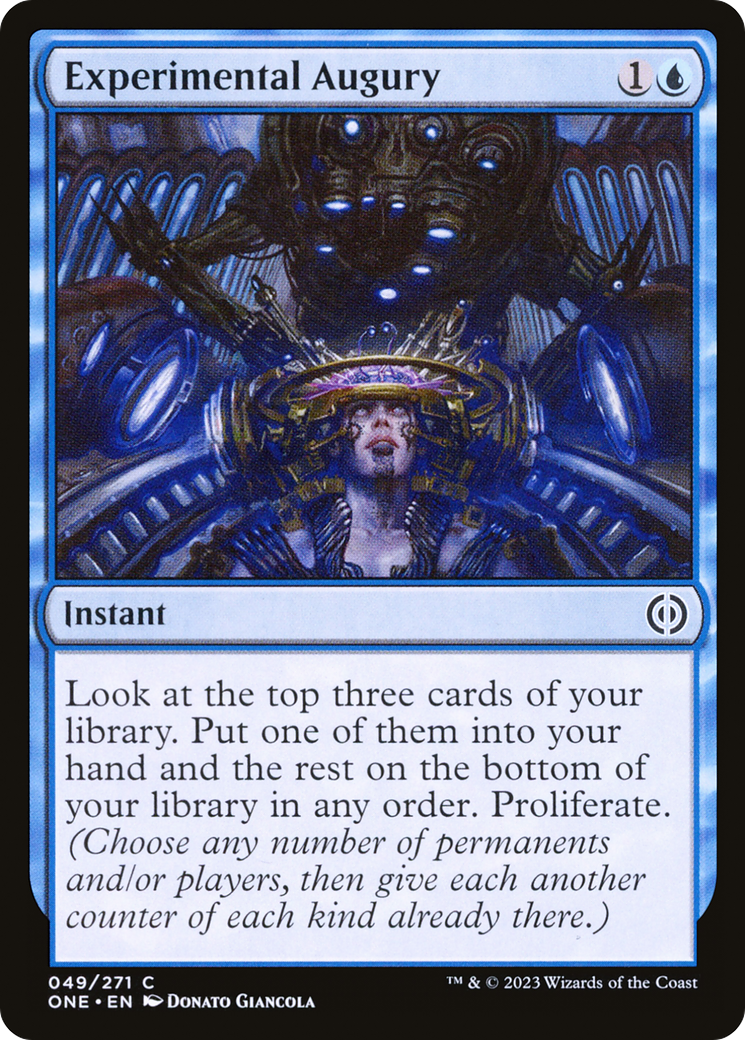 Image of Experimental Augury [Phyrexia: All Will Be One]