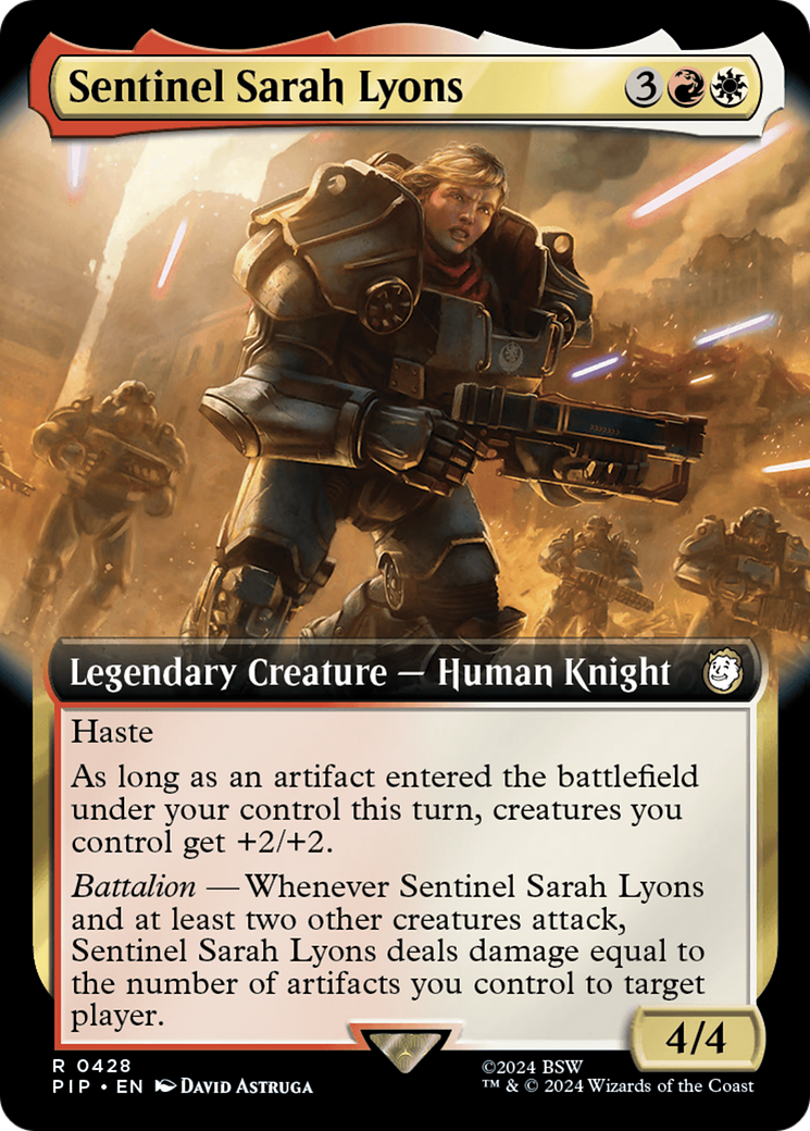 Image of Sentinel Sarah Lyons (Extended Art) [Fallout]