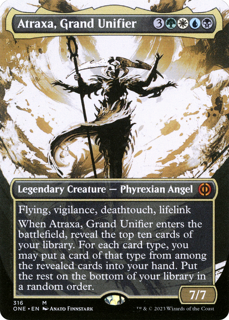 Image of Atraxa, Grand Unifier (Borderless Ichor) [Phyrexia: All Will Be One]
