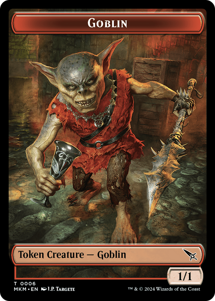 Image of Detective // Goblin Double-Sided Token [Murders at Karlov Manor Tokens]