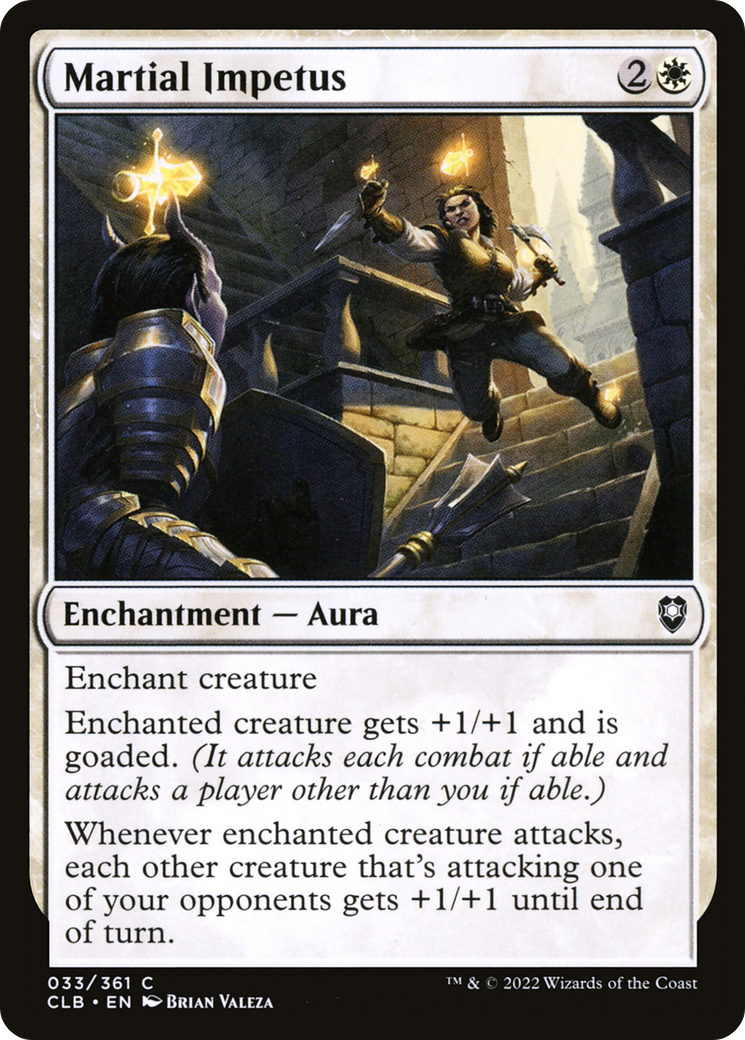 Image of Martial Impetus [Commander Legends: Battle for Baldur's Gate]