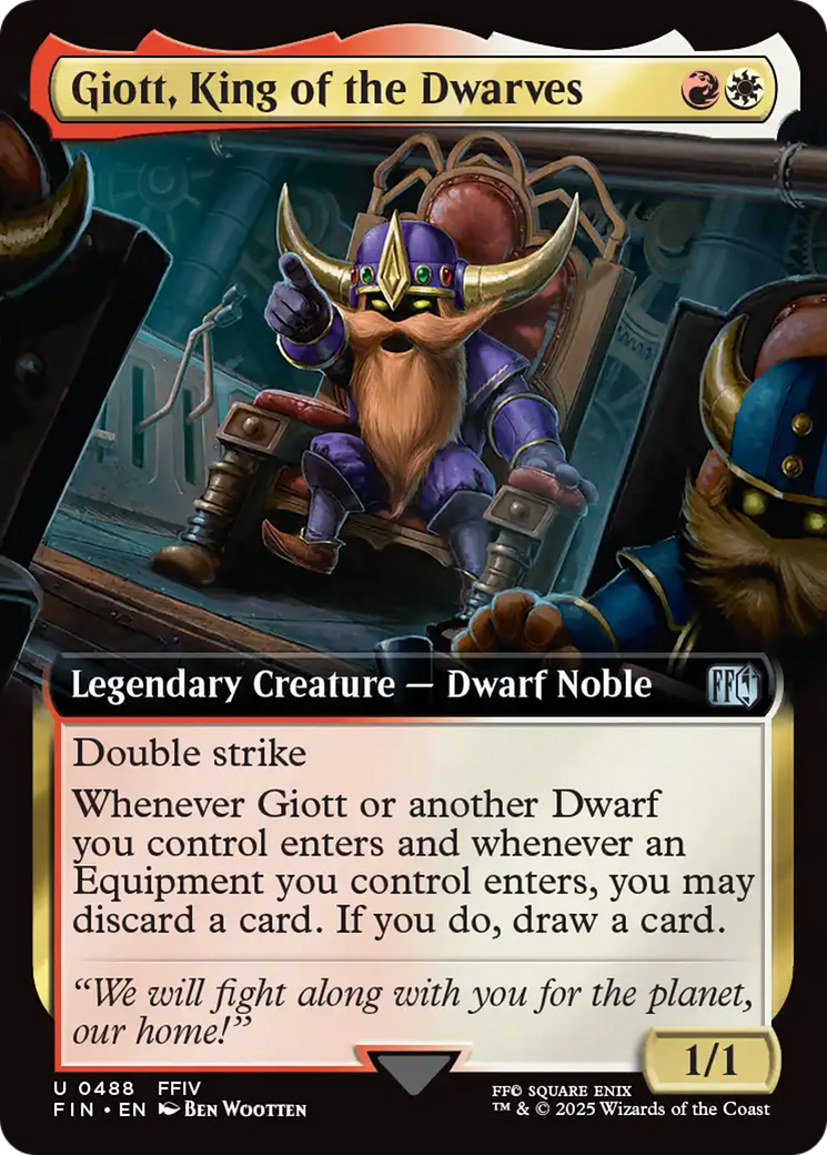 Image of Giott, King of the Dwarves (Extended Art) [FINAL FANTASY]