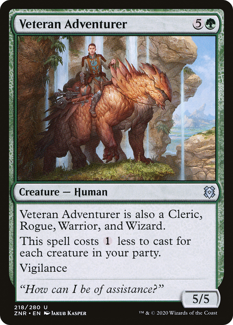 Image of Veteran Adventurer [Zendikar Rising]