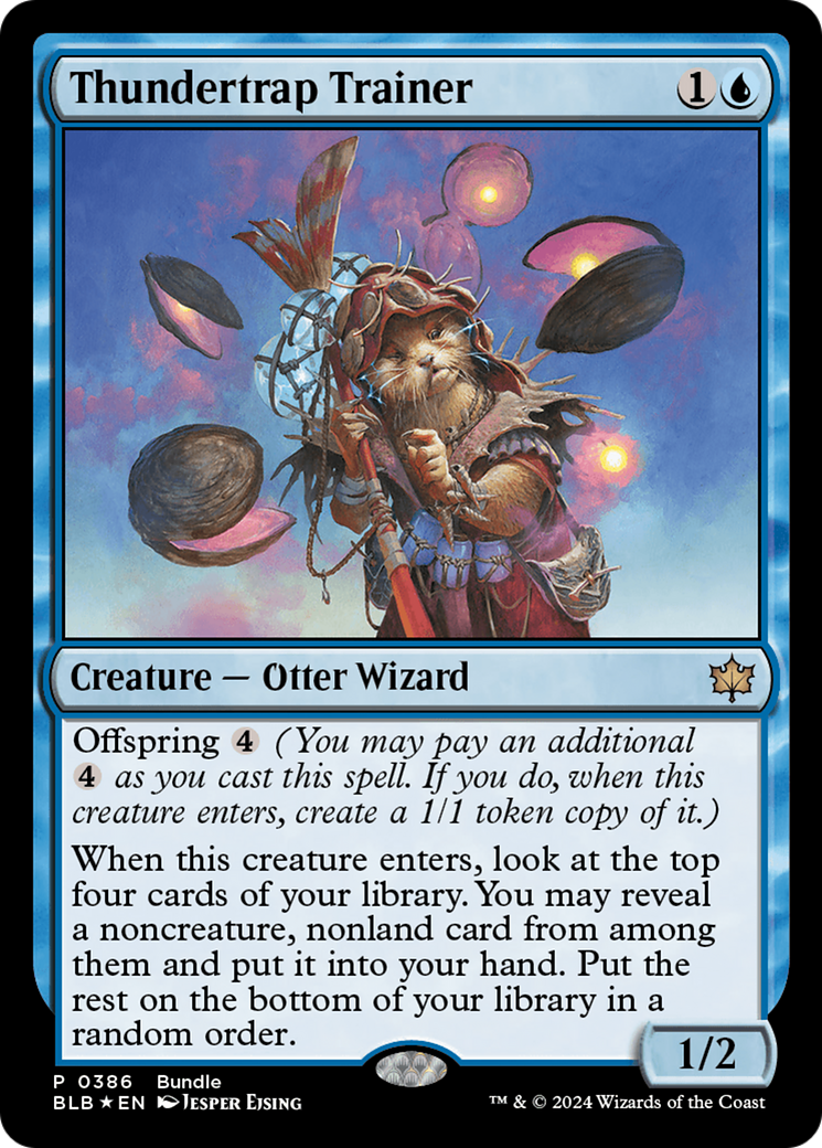 Image of Thundertrap Trainer [Bloomburrow Promos]