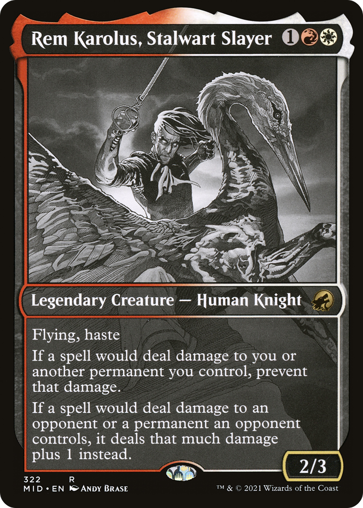 Image of Rem Karolus, Stalwart Slayer (Showcase Eternal Night) [Innistrad: Midnight Hunt]