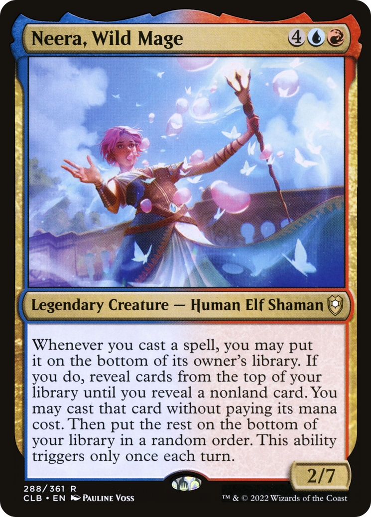 Image of Neera, Wild Mage [Commander Legends: Battle for Baldur's Gate]