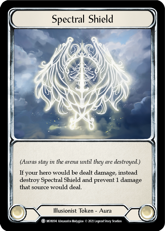 Image of Spectral Shield // Hatchet of Body [MON104 // MON105] (Monarch)  1st Edition Normal