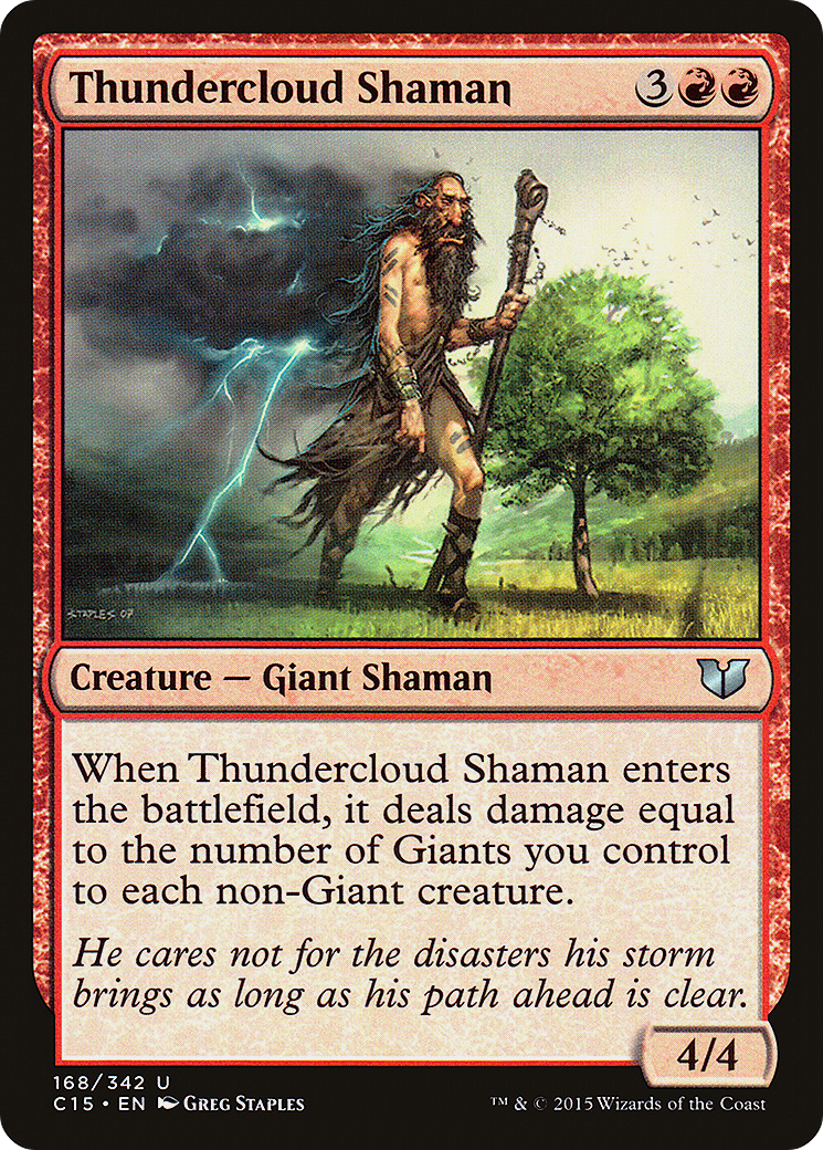 Image of Thundercloud Shaman [Commander 2015]
