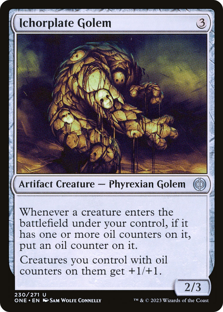 Image of Ichorplate Golem [Phyrexia: All Will Be One]
