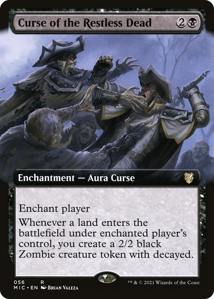 Image of Curse of the Restless Dead (Extended Art) [Innistrad: Midnight Hunt Commander]