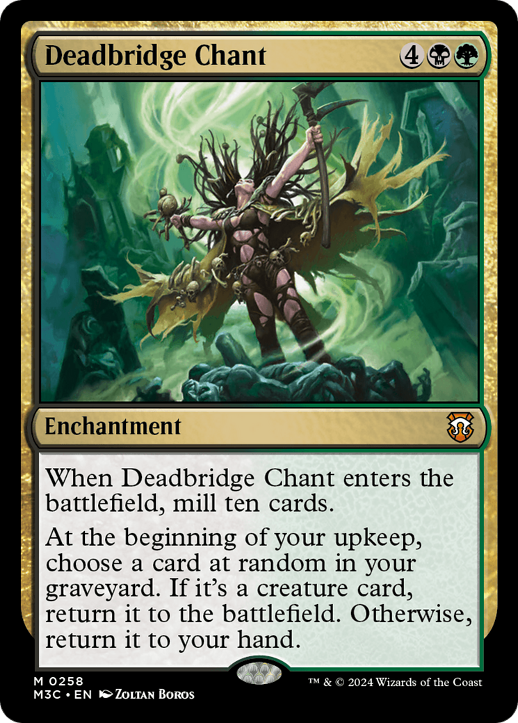 Image of Deadbridge Chant (Ripple Foil) [Modern Horizons 3 Commander]