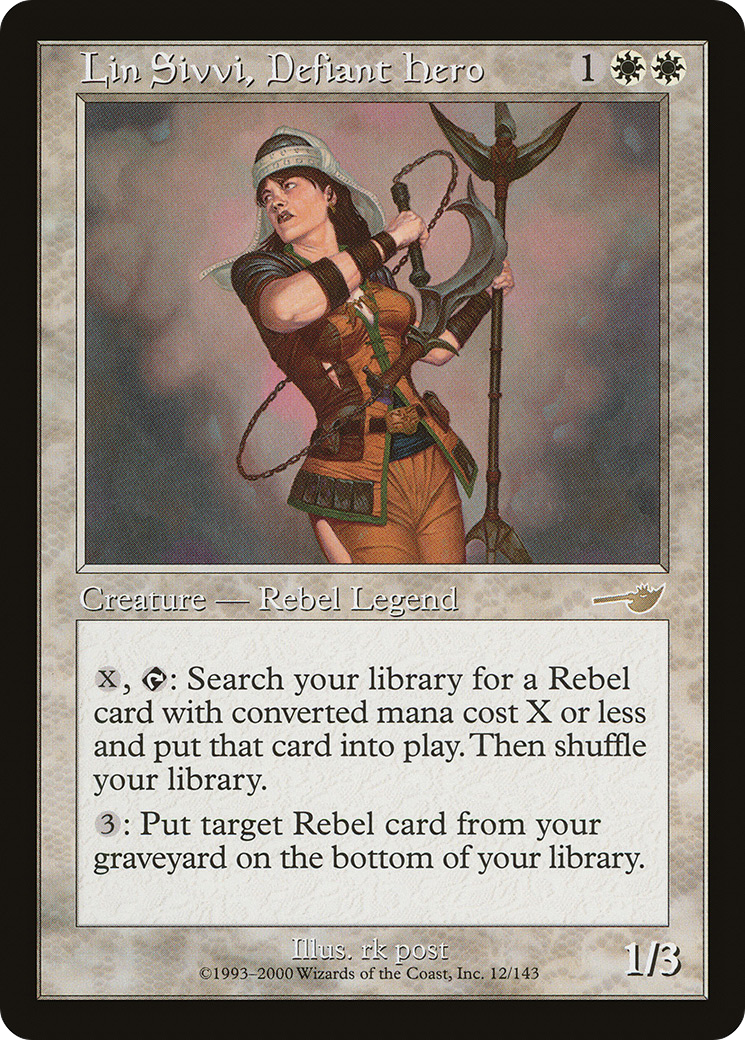 Image of Lin Sivvi, Defiant Hero [Nemesis]