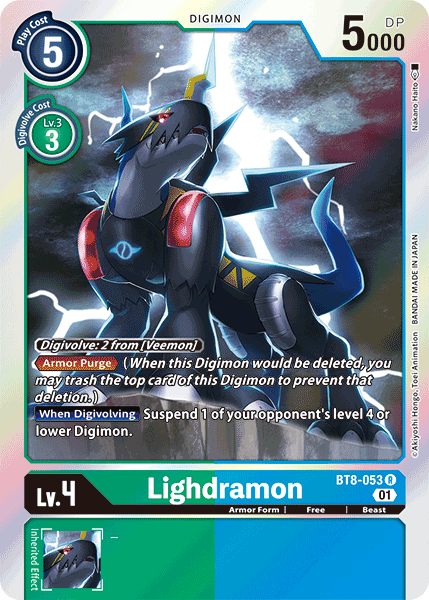 Image of Lighdramon [BT8-053] [New Awakening]