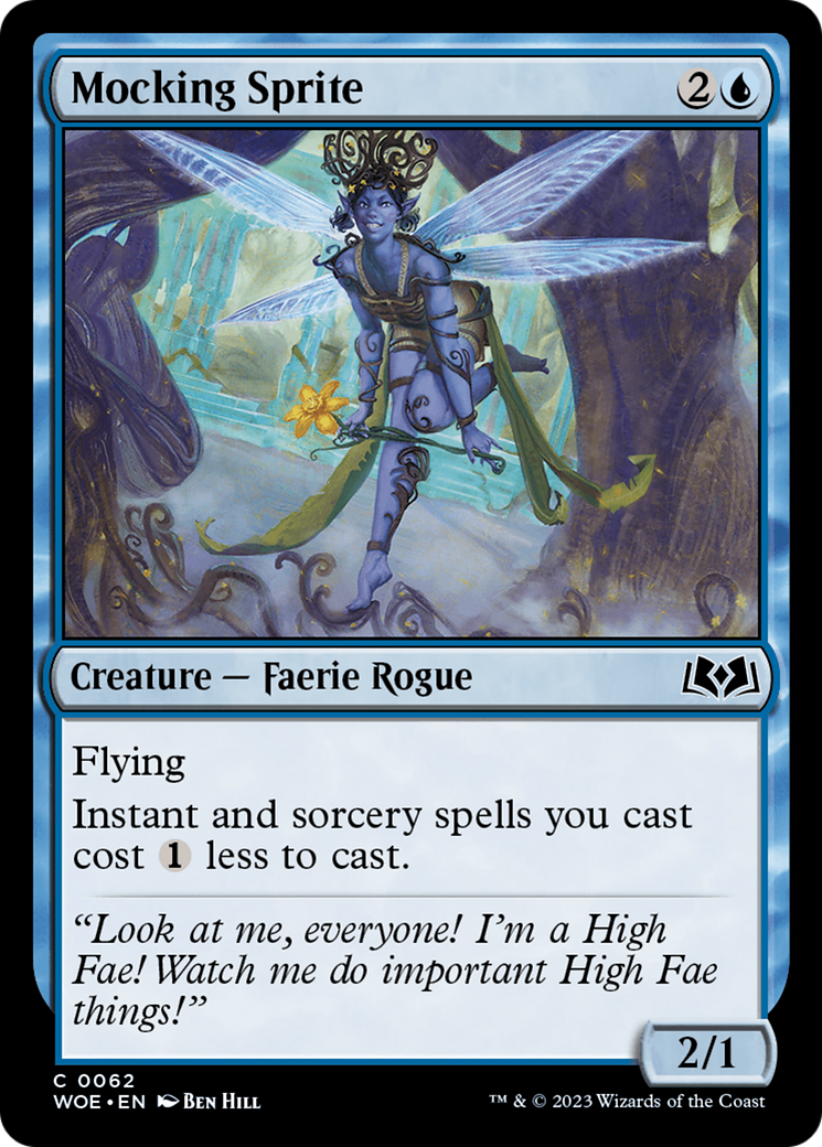 Image of Mocking Sprite [Wilds of Eldraine]