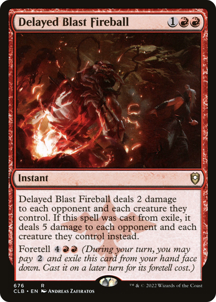 Image of Delayed Blast Fireball [Commander Legends: Battle for Baldur's Gate]