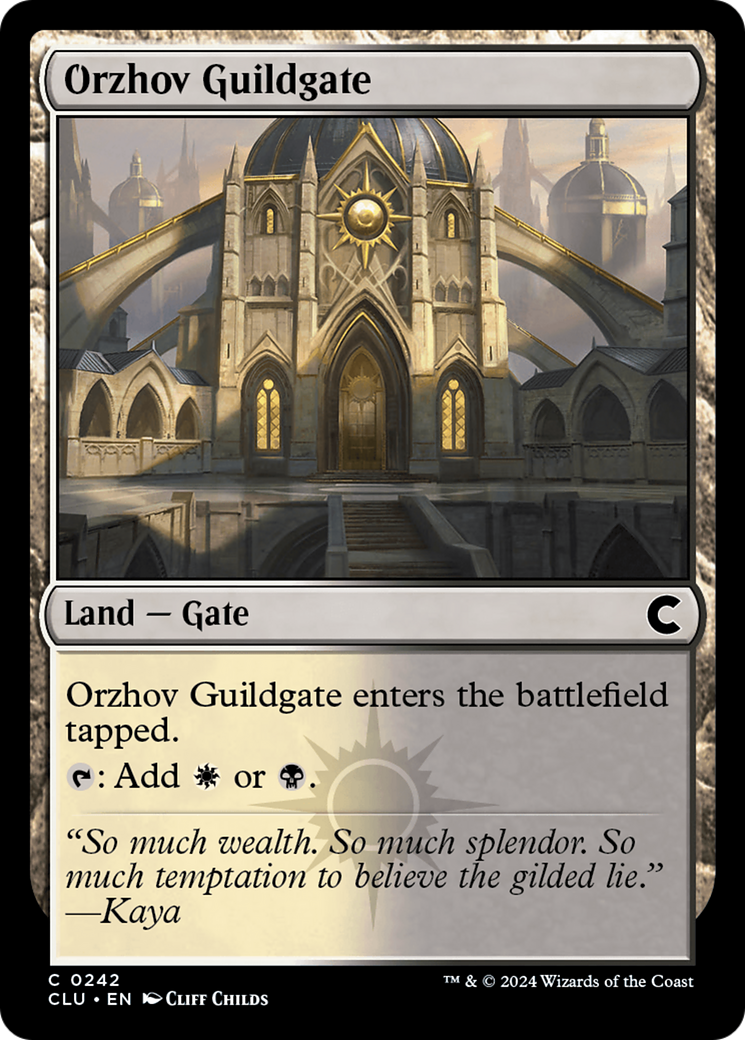 Image of Orzhov Guildgate [Ravnica: Clue Edition]