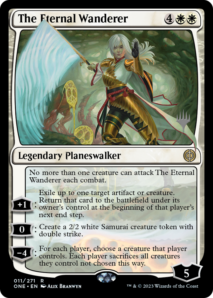 Image of The Eternal Wanderer (Promo Pack) [Phyrexia: All Will Be One Promos]