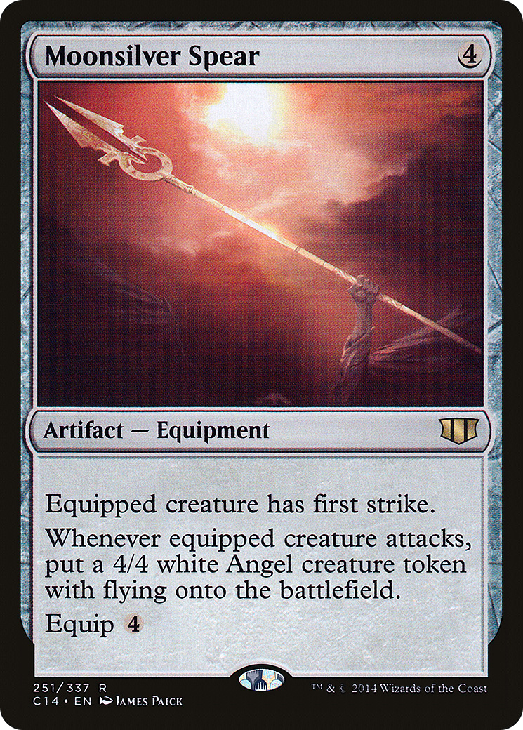 Image of Moonsilver Spear [Commander 2014]