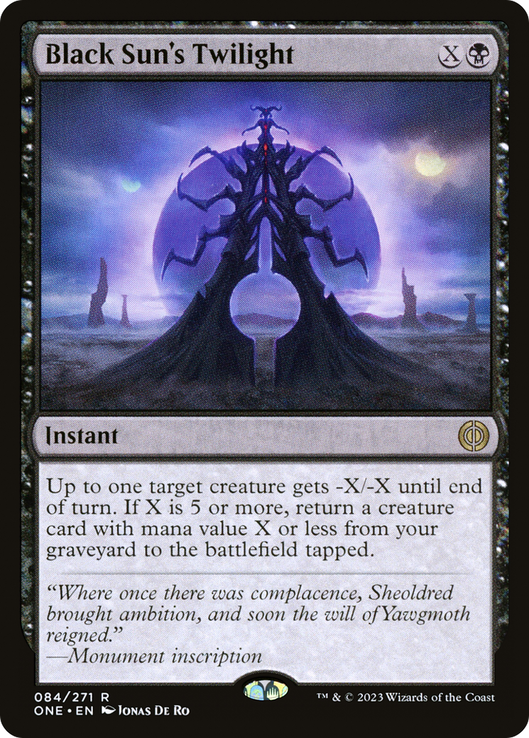 Image of Black Sun's Twilight [Phyrexia: All Will Be One]