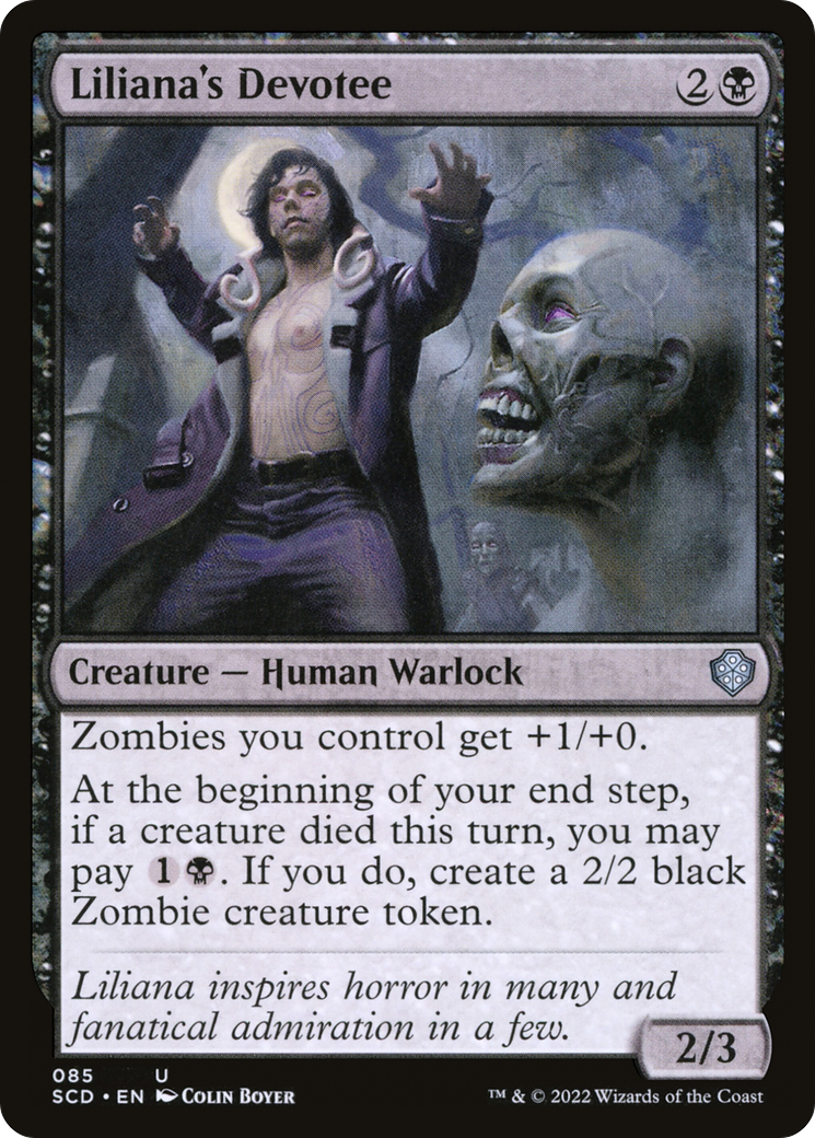 Image of Liliana's Devotee [Starter Commander Decks]