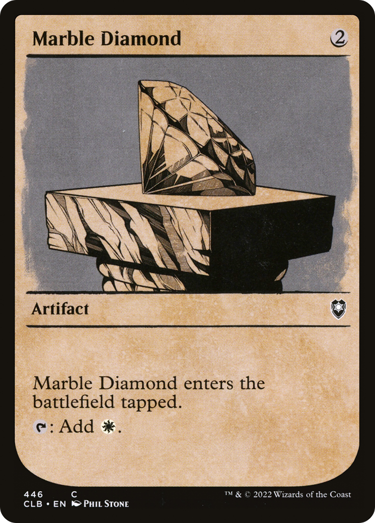 Image of Marble Diamond (Showcase) [Commander Legends: Battle for Baldur's Gate]