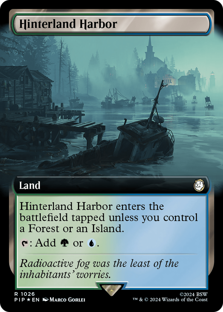 Image of Hinterland Harbor (Extended Art) (Surge Foil) [Fallout]