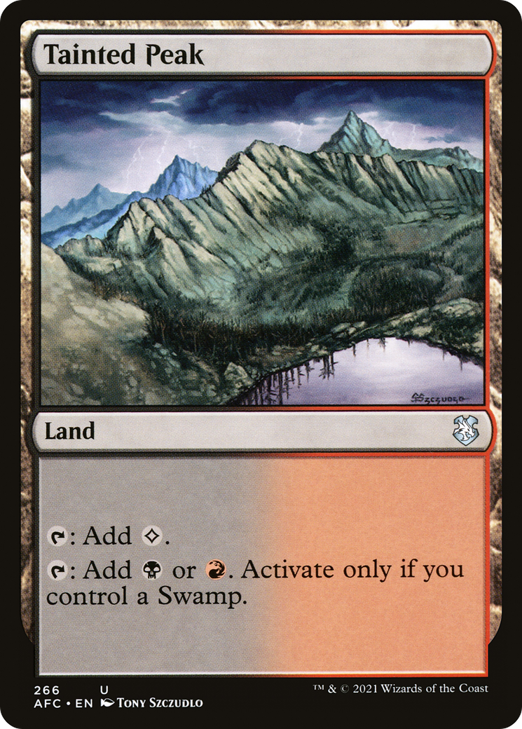 Image of Tainted Peak [Dungeons & Dragons: Adventures in the Forgotten Realms Commander]