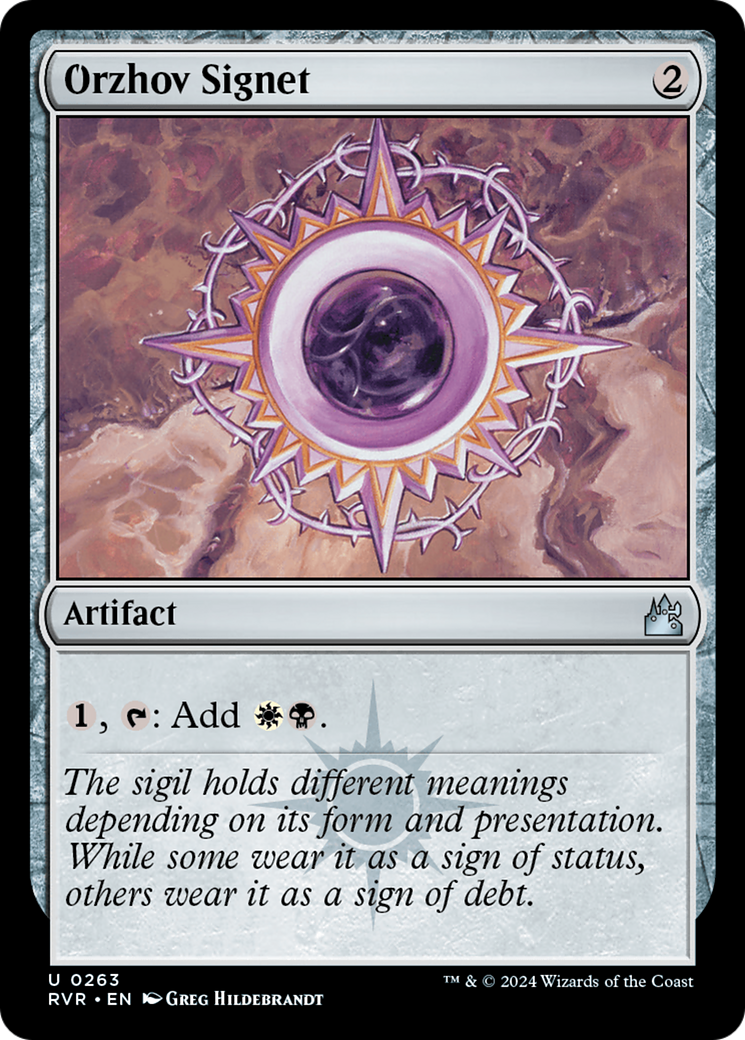 Image of Orzhov Signet [Ravnica Remastered]