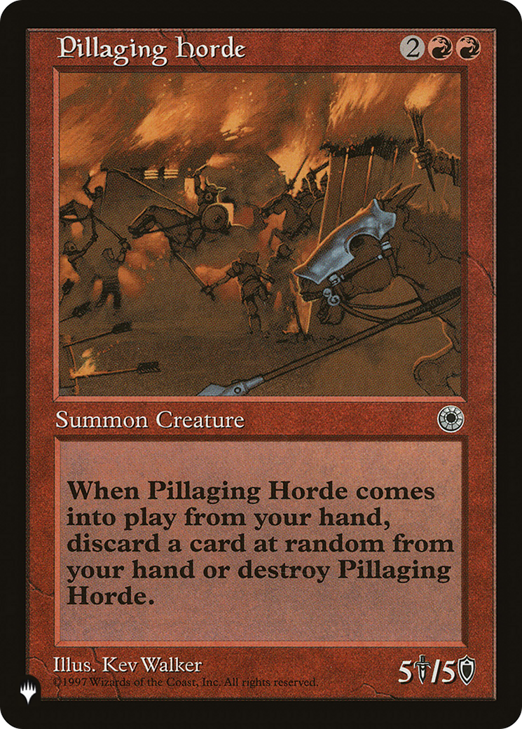 Image of Pillaging Horde [The List]