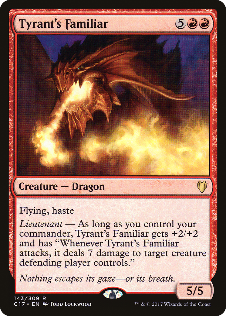 Image of Tyrant's Familiar [Commander 2017]