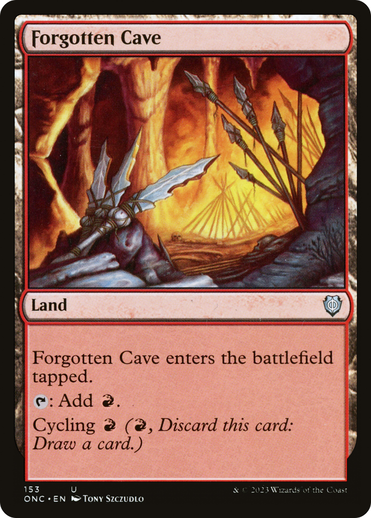 Image of Forgotten Cave [Phyrexia: All Will Be One Commander]