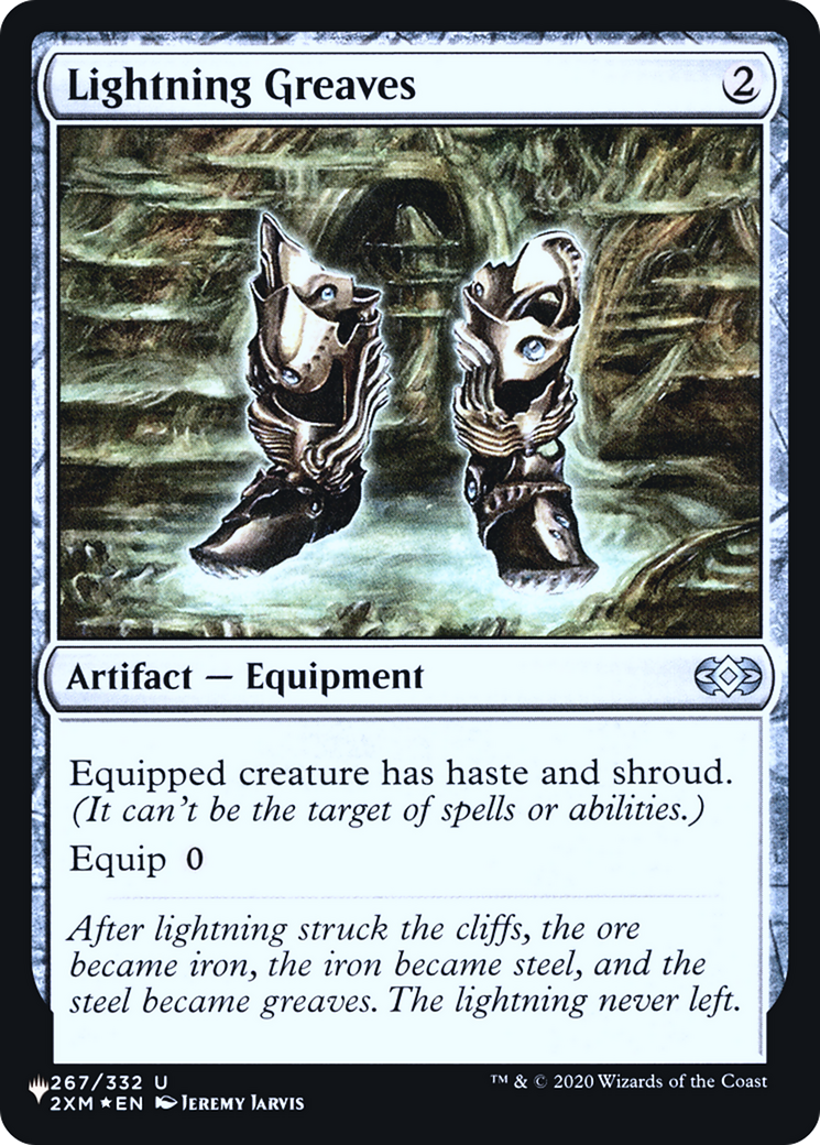 Image of Lightning Greaves [Secret Lair: Heads I Win, Tails You Lose]