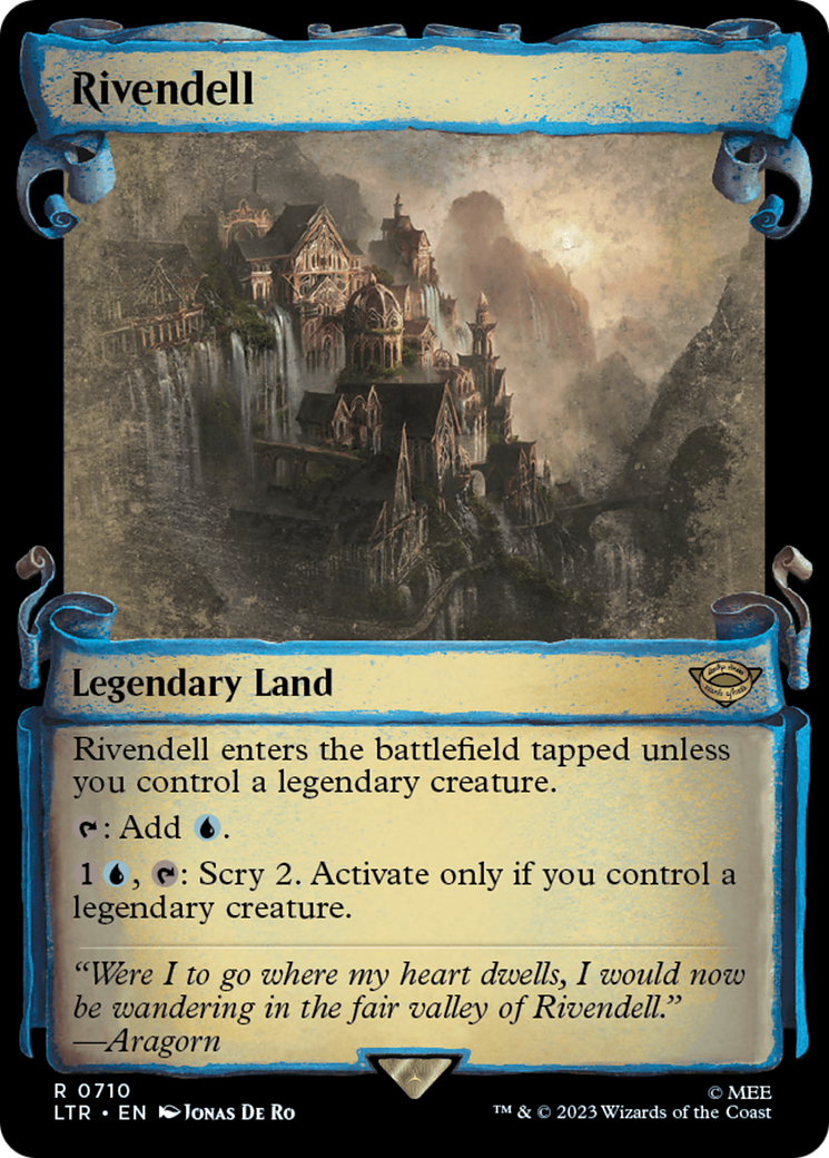 Image of Rivendell [The Lord of the Rings: Tales of Middle-Earth Showcase Scrolls]