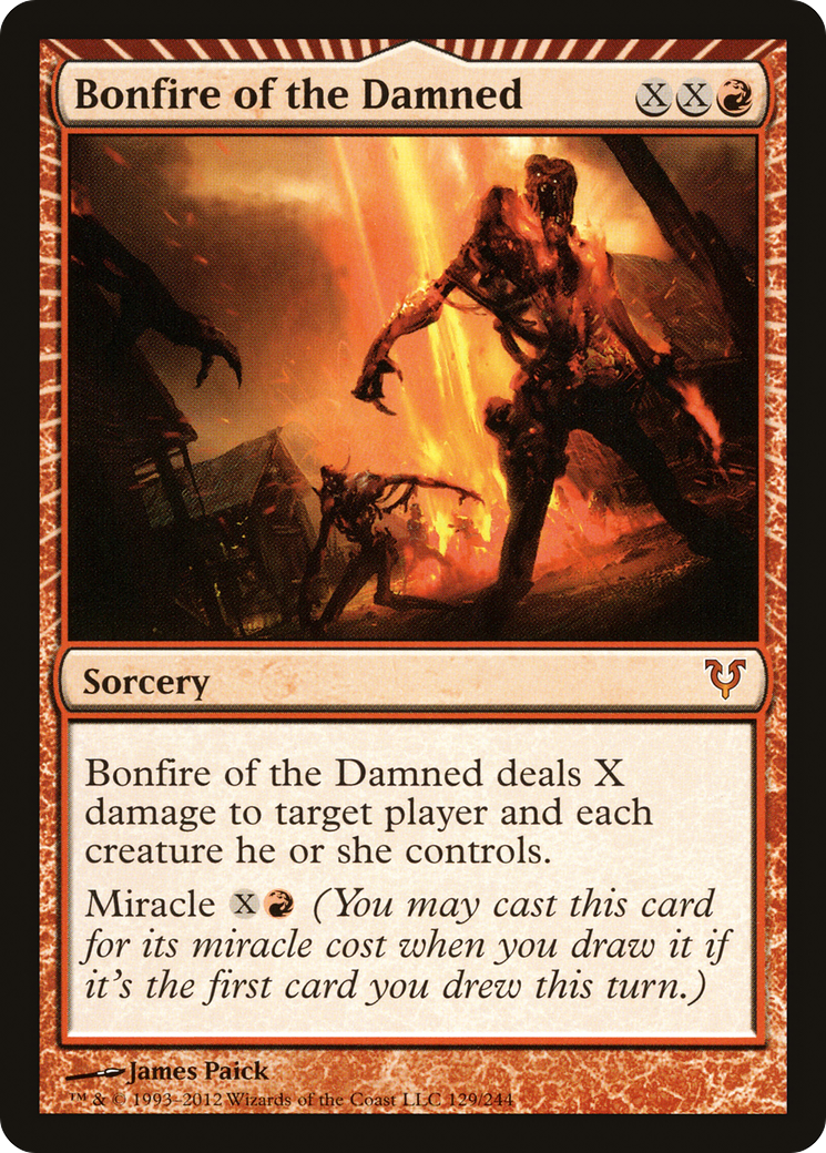 Image of Bonfire of the Damned [Avacyn Restored]
