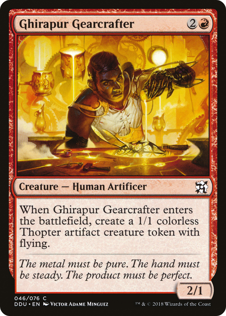 Image of Ghirapur Gearcrafter [Duel Decks: Elves vs. Inventors]