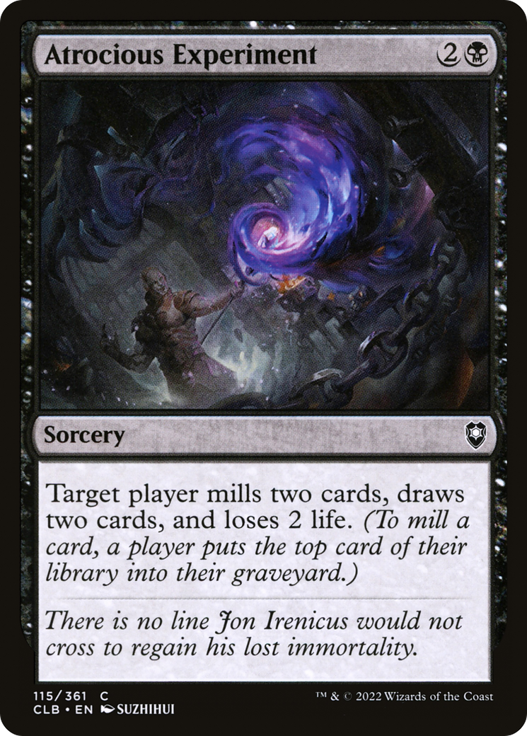 Image of Atrocious Experiment [Commander Legends: Battle for Baldur's Gate]