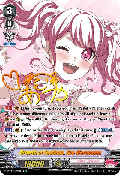 Image of Growth of Feelings, Aya Maruyama (V-TB01/SP11EN) [BanG Dream! FILM LIVE]